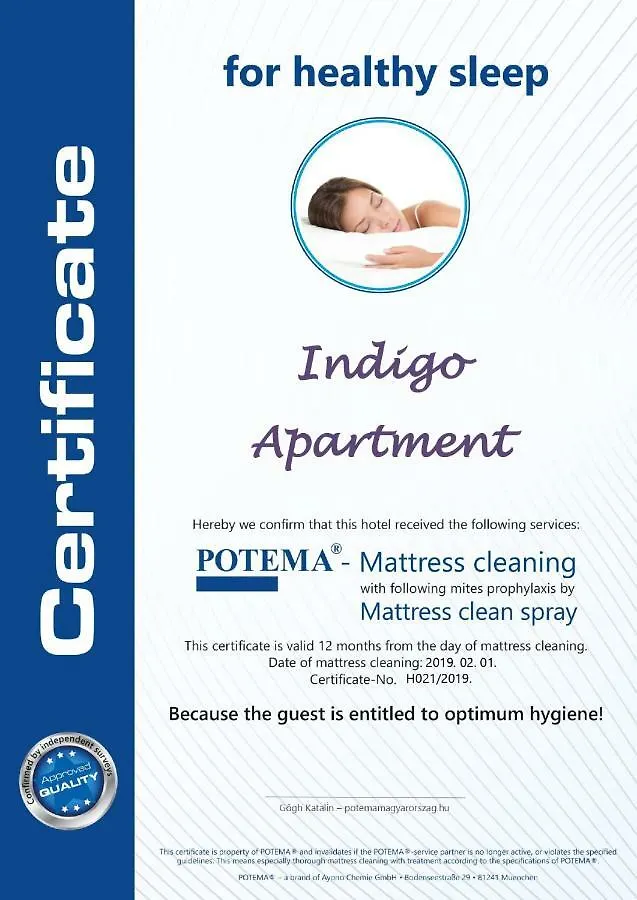 Indigo Apartment With Free Parking 부다페스트